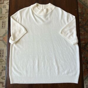 Vintage 80s Bon Worth Short Sleeve Sweater